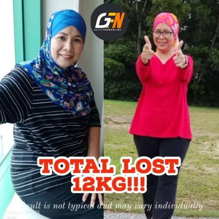 Peserta turun 12kg
