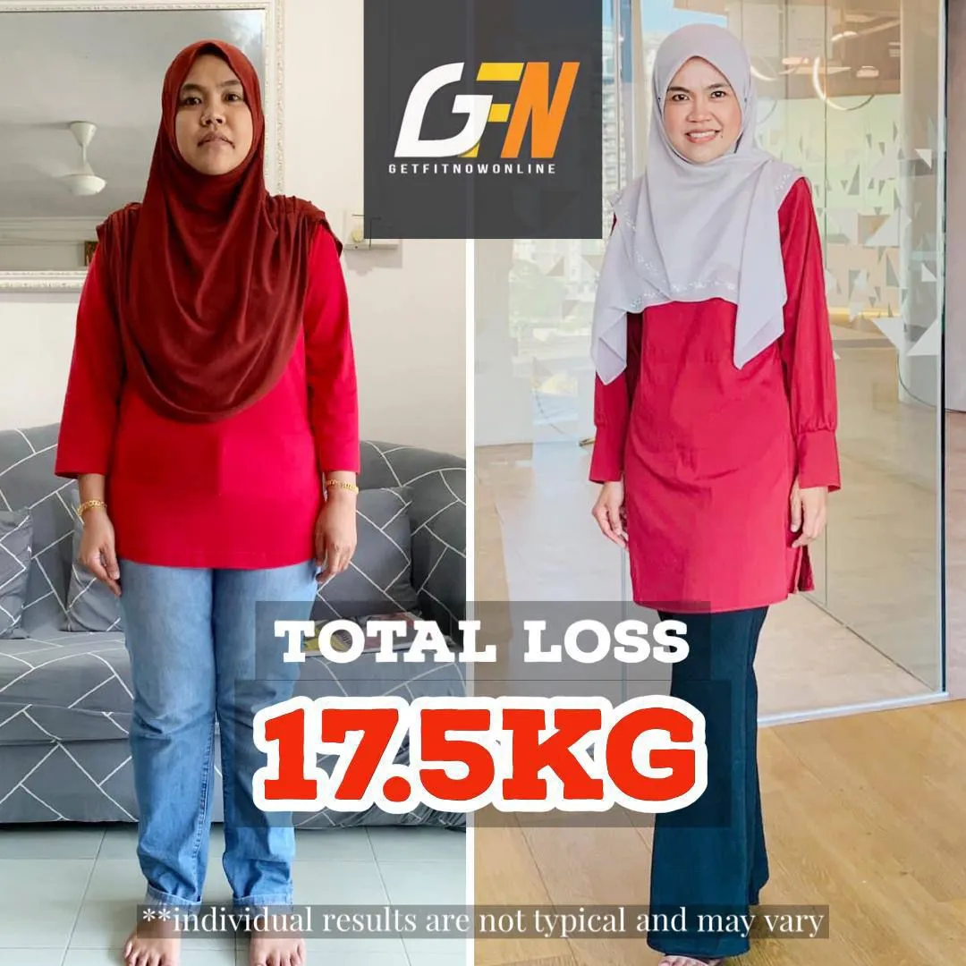 Peserta turun 17.5kg