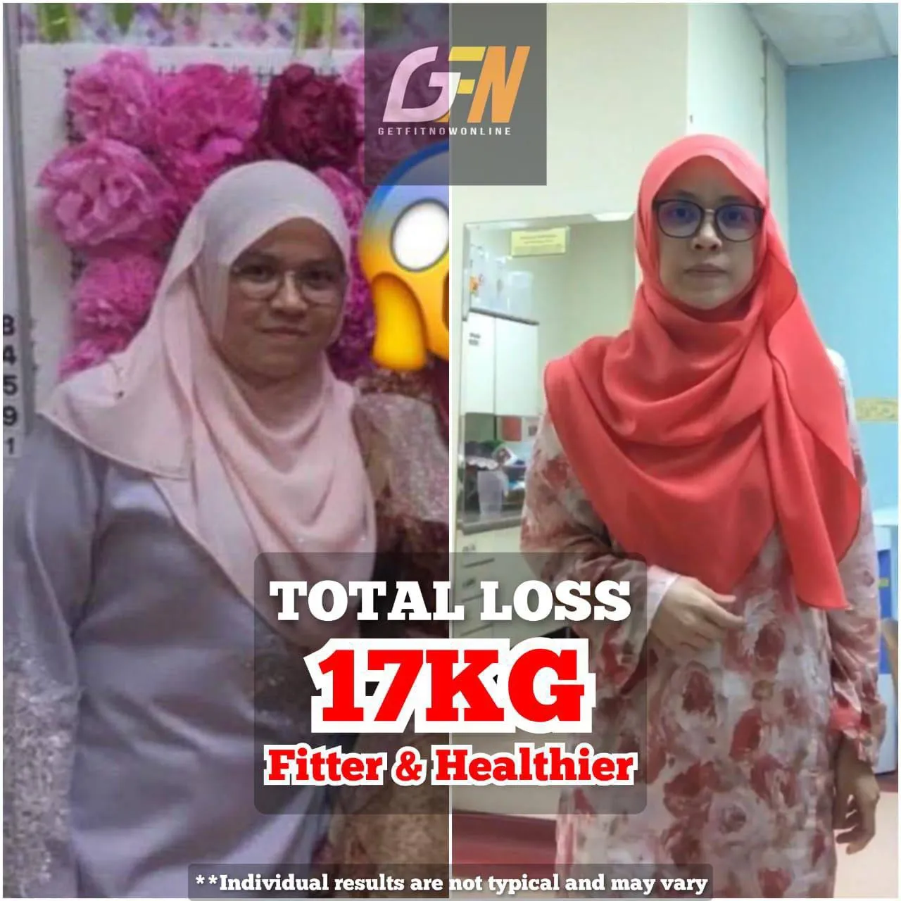 Peserta turun 17kg, lebih fit dan sihat