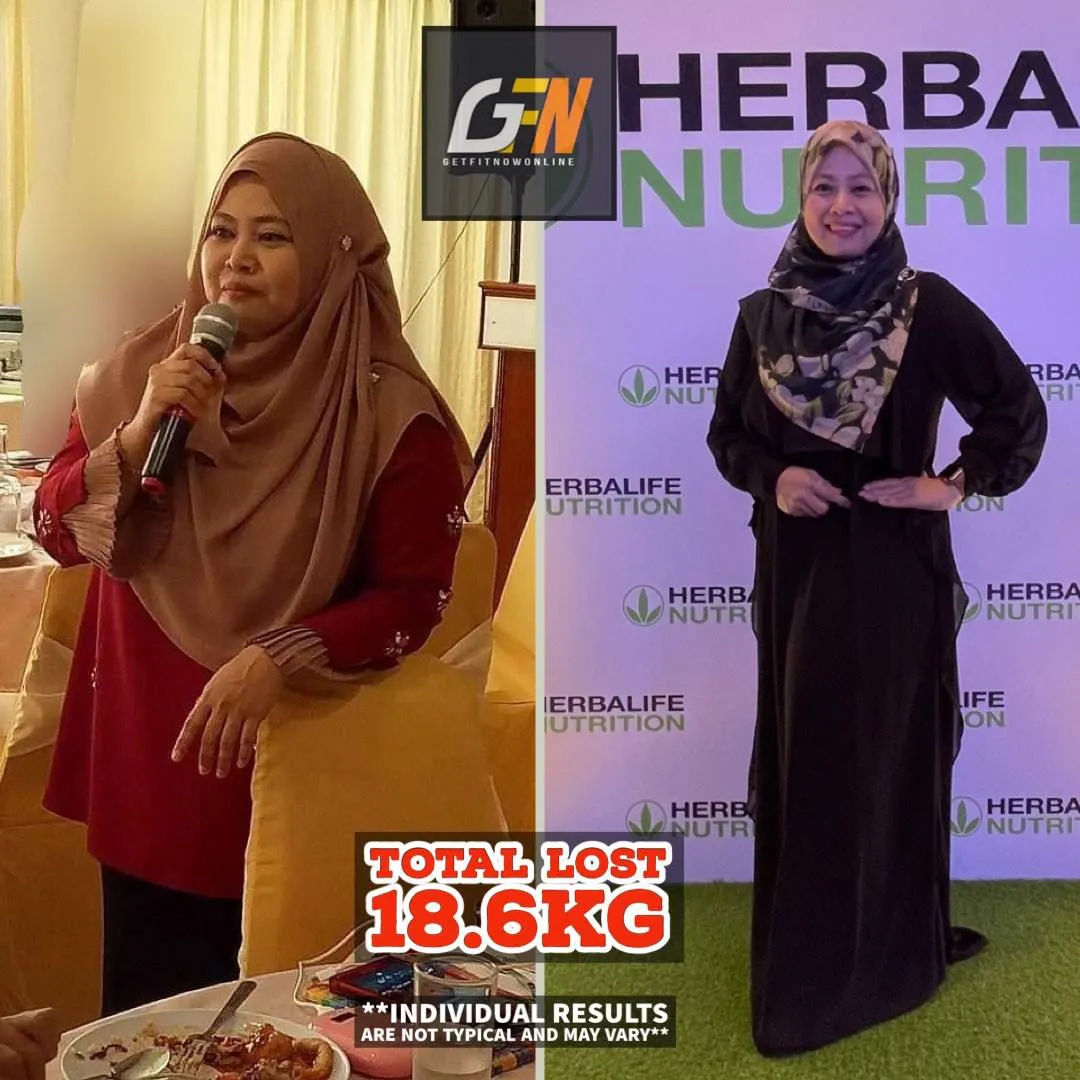 Peserta turun 18.6kg