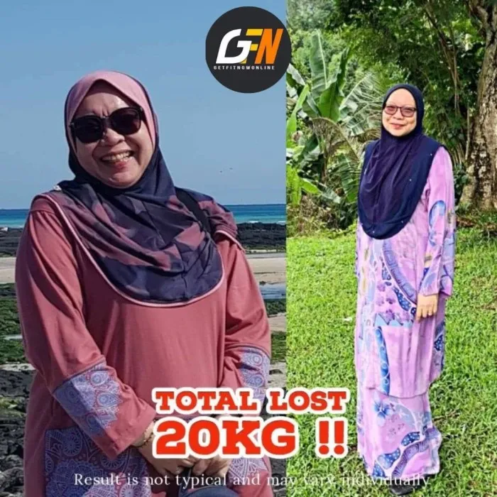 Peserta turun 20kg