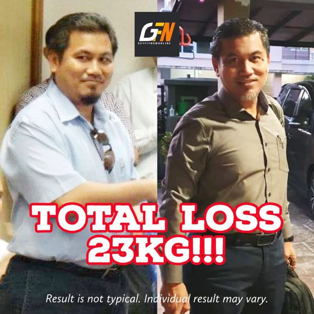Peserta turun 23kg