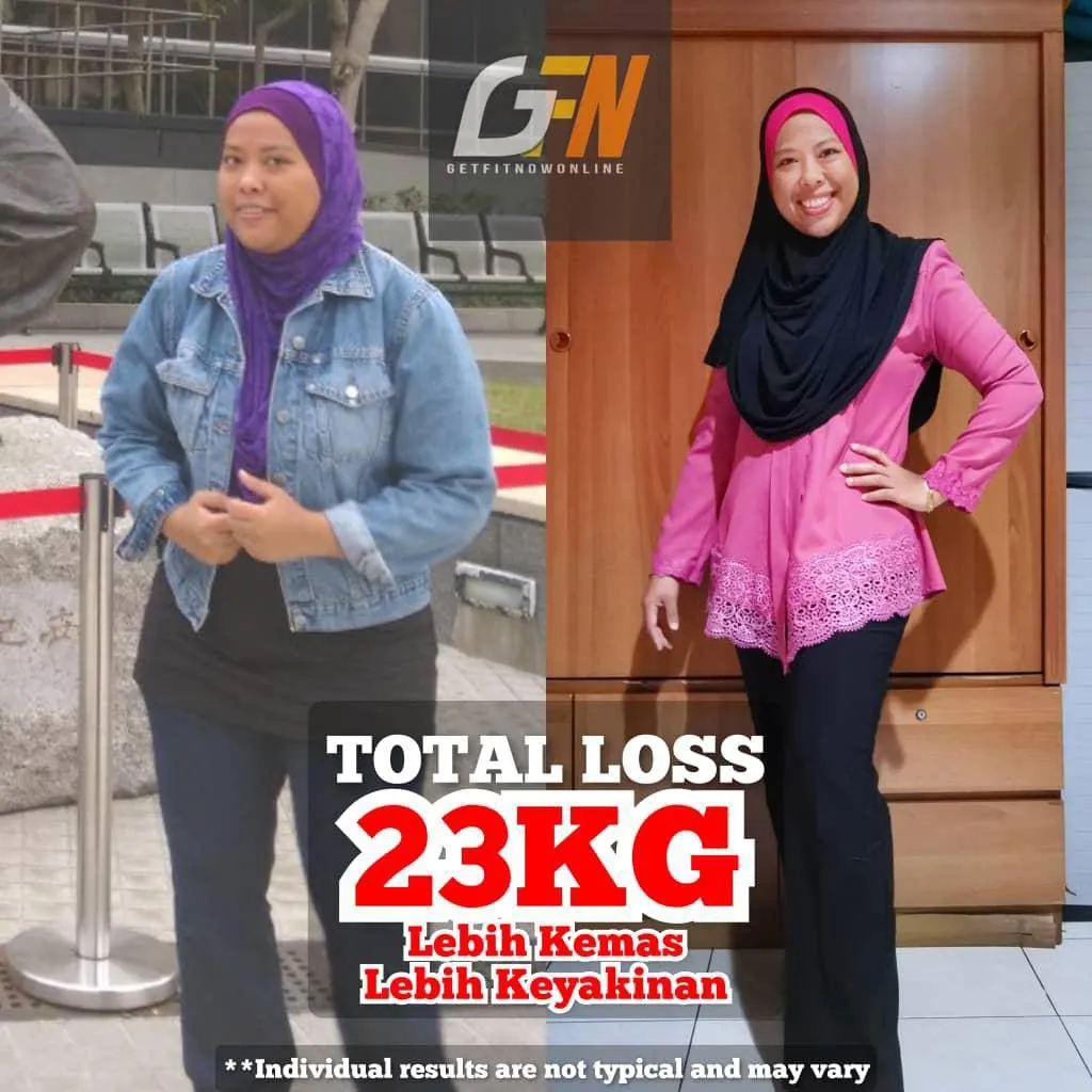Peserta turun 23kg, lebih kemas dan keyakinan