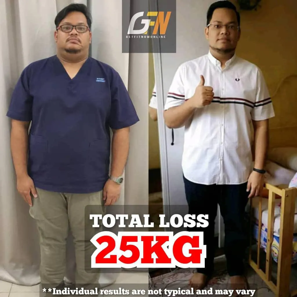 Peserta turun 25kg